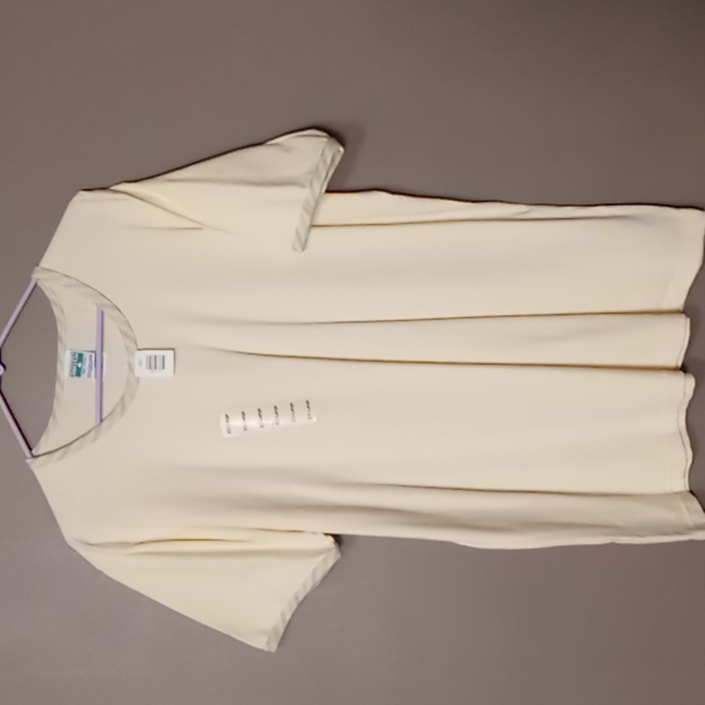 Cityscape Yellow Long Tee w Striped Trim XXL NWT